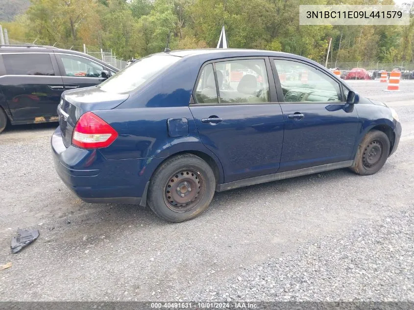 2009 Nissan Versa 1.8S VIN: 3N1BC11E09L441579 Lot: 40491631