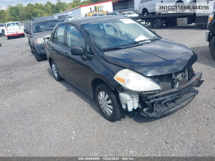 2009 Nissan Versa 1.6 VIN: 3N1CC11E59L444398 Lot: 40494895