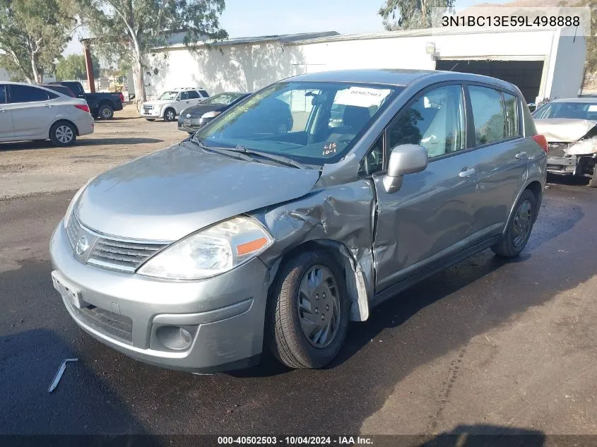 2009 Nissan Versa 1.8S VIN: 3N1BC13E59L498888 Lot: 40502503