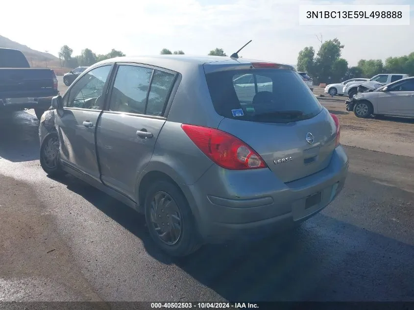 2009 Nissan Versa 1.8S VIN: 3N1BC13E59L498888 Lot: 40502503