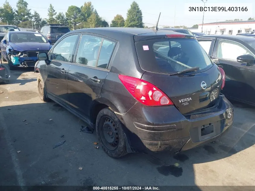 2009 Nissan Versa 1.8S VIN: 3N1BC13E99L403166 Lot: 40515255