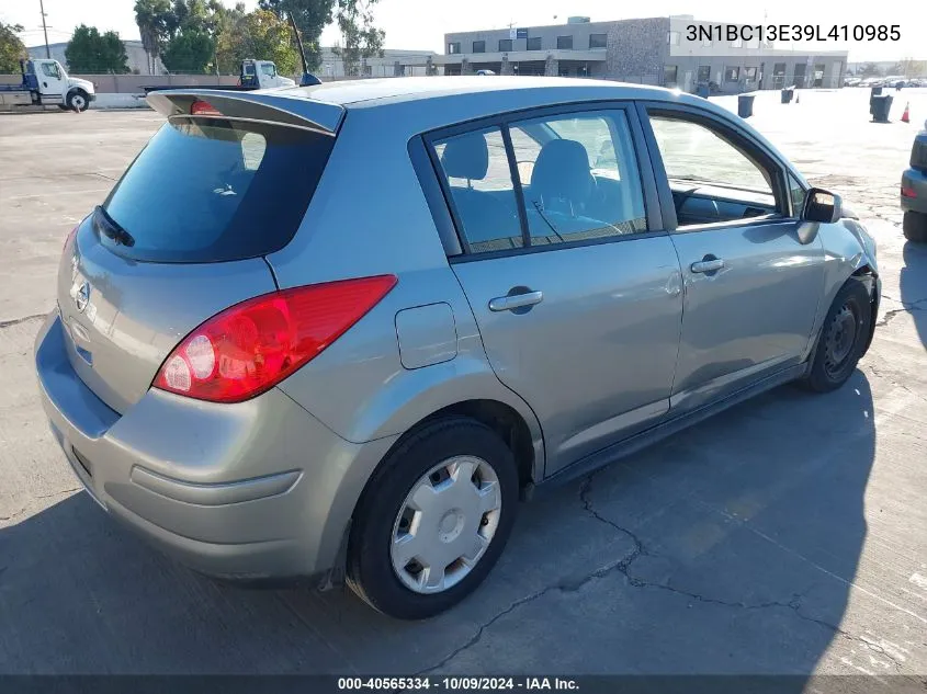 2009 Nissan Versa 1.8S VIN: 3N1BC13E39L410985 Lot: 40565334