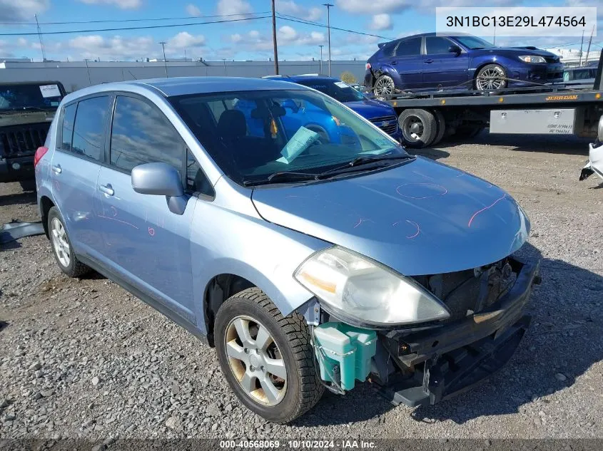 2009 Nissan Versa 1.8S VIN: 3N1BC13E29L474564 Lot: 40568069