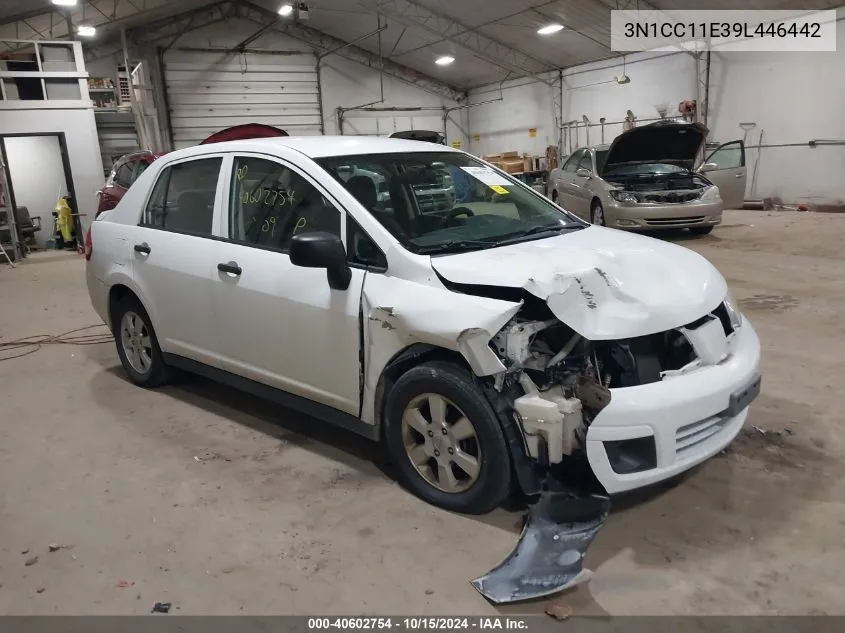 2009 Nissan Versa 1.6 VIN: 3N1CC11E39L446442 Lot: 40602754