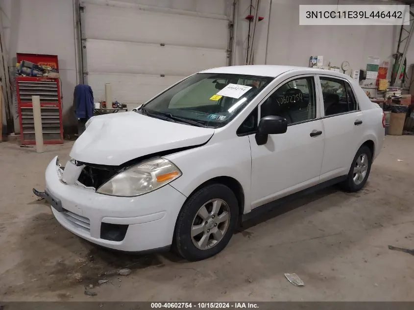 3N1CC11E39L446442 2009 Nissan Versa 1.6