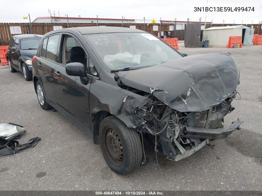 2009 Nissan Versa 1.8S VIN: 3N1BC13E59L499474 Lot: 40647494