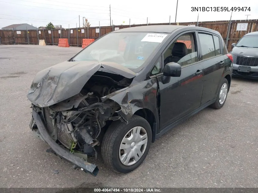 2009 Nissan Versa 1.8S VIN: 3N1BC13E59L499474 Lot: 40647494