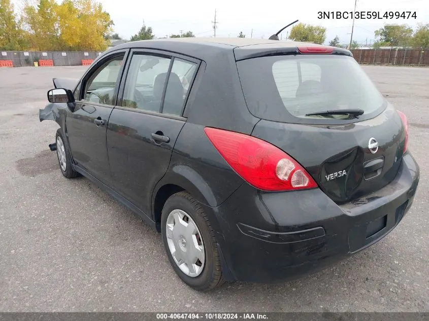 2009 Nissan Versa 1.8S VIN: 3N1BC13E59L499474 Lot: 40647494