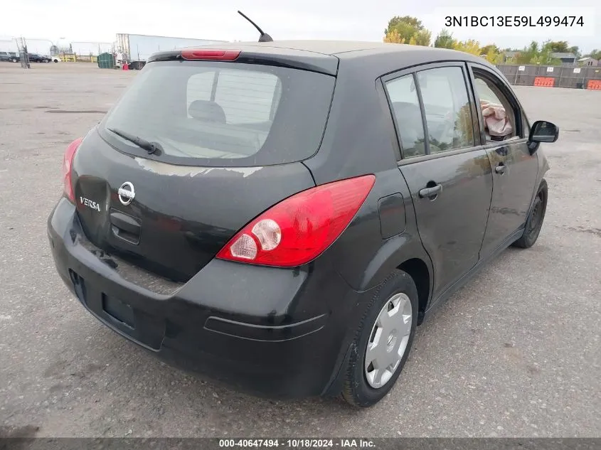 2009 Nissan Versa 1.8S VIN: 3N1BC13E59L499474 Lot: 40647494