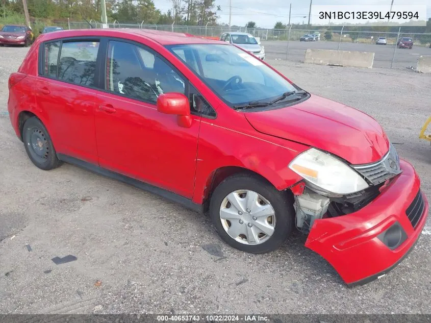 2009 Nissan Versa 1.8S VIN: 3N1BC13E39L479594 Lot: 40653743