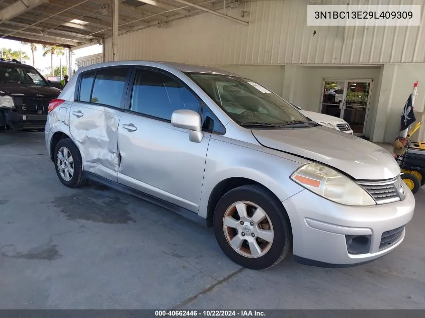 2009 Nissan Versa 1.8Sl VIN: 3N1BC13E29L409309 Lot: 40662446