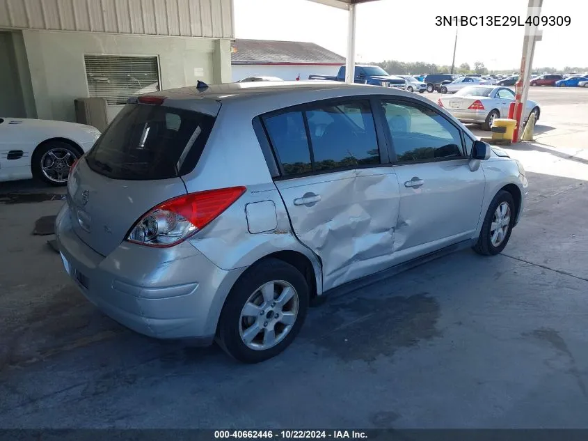 2009 Nissan Versa 1.8Sl VIN: 3N1BC13E29L409309 Lot: 40662446