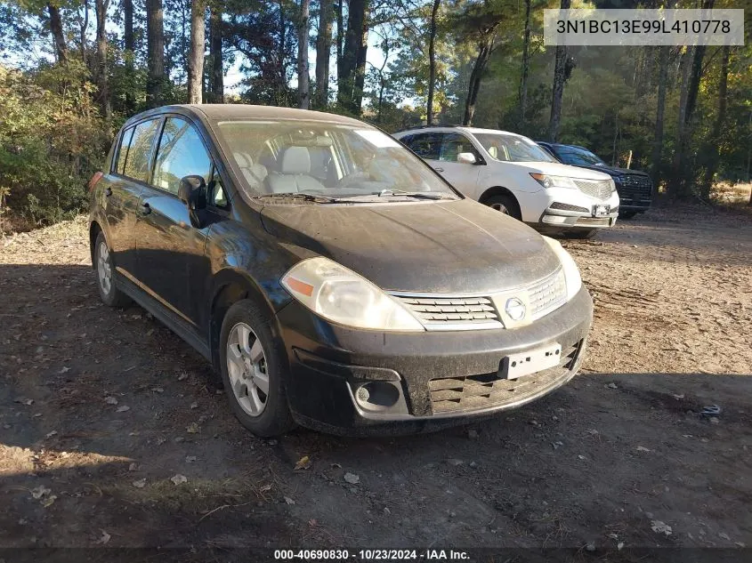 2009 Nissan Versa 1.8Sl VIN: 3N1BC13E99L410778 Lot: 40690830