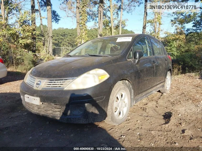 2009 Nissan Versa 1.8Sl VIN: 3N1BC13E99L410778 Lot: 40690830