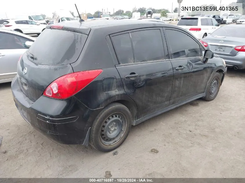 2009 Nissan Versa S/Sl VIN: 3N1BC13E59L401365 Lot: 40716597