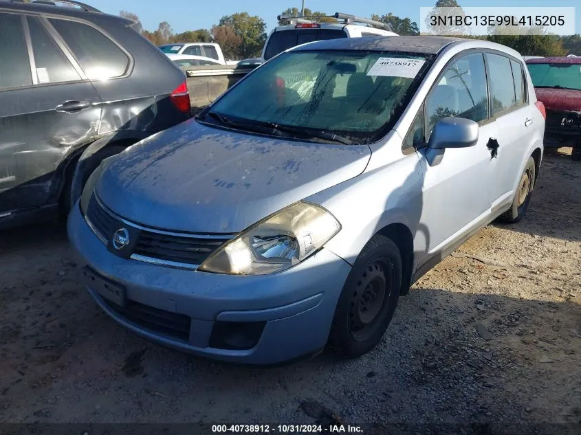 2009 Nissan Versa 1.8S VIN: 3N1BC13E99L415205 Lot: 40738912