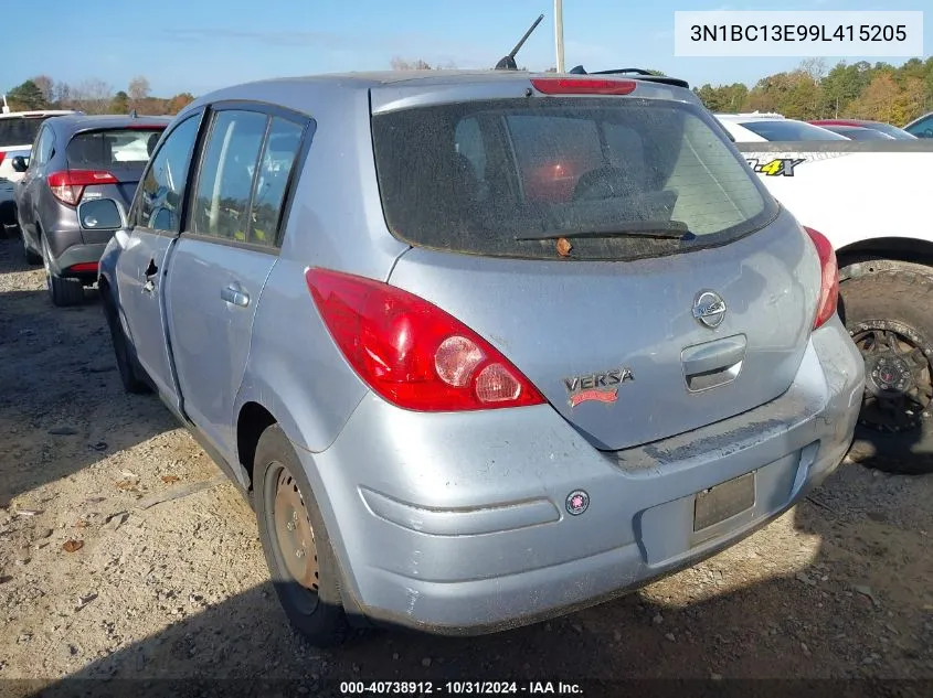 2009 Nissan Versa 1.8S VIN: 3N1BC13E99L415205 Lot: 40738912