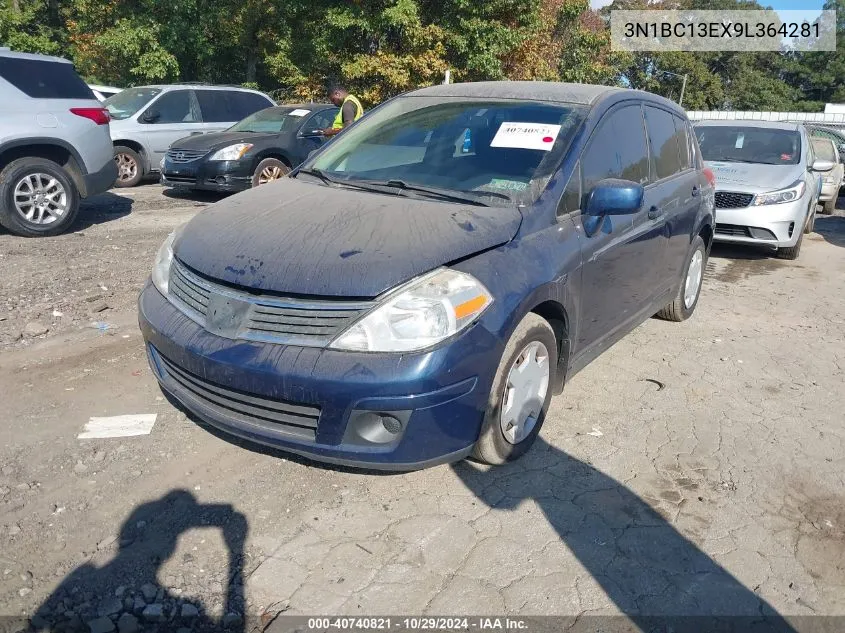 2009 Nissan Versa 1.8S VIN: 3N1BC13EX9L364281 Lot: 40740821