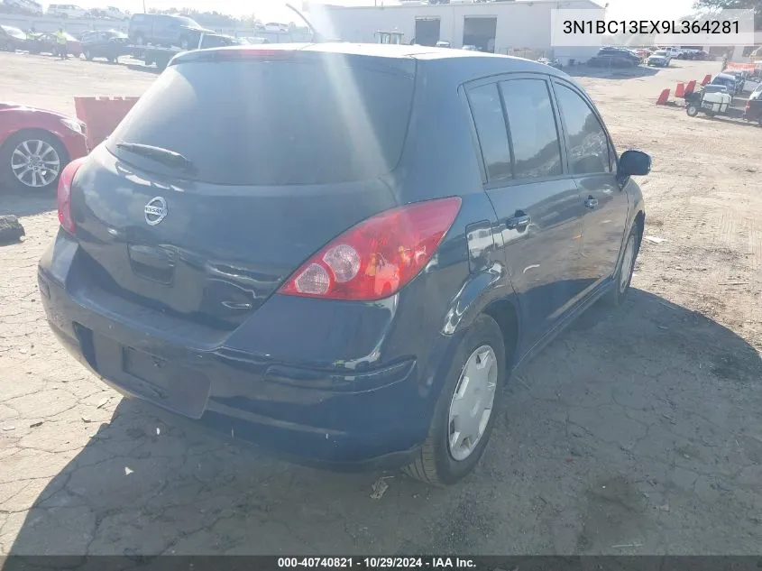 2009 Nissan Versa 1.8S VIN: 3N1BC13EX9L364281 Lot: 40740821