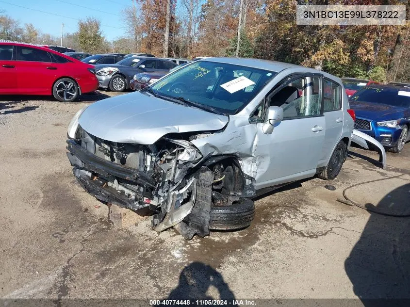 2009 Nissan Versa 1.8S VIN: 3N1BC13E99L378222 Lot: 40774448