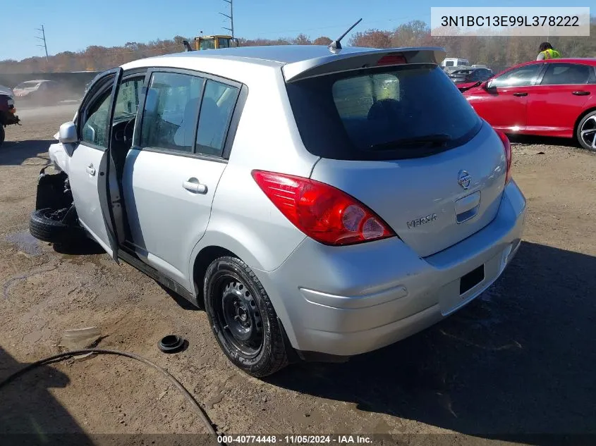 2009 Nissan Versa 1.8S VIN: 3N1BC13E99L378222 Lot: 40774448