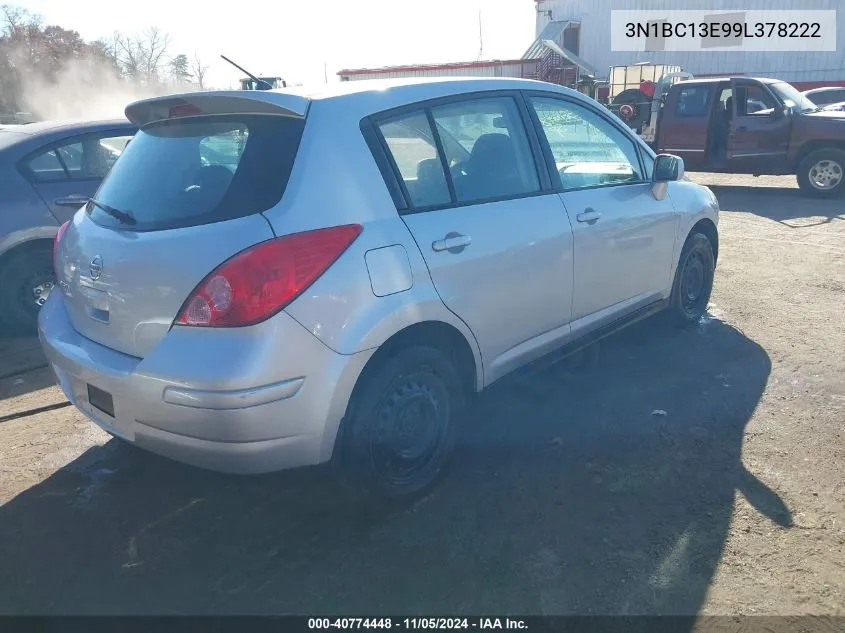 2009 Nissan Versa 1.8S VIN: 3N1BC13E99L378222 Lot: 40774448