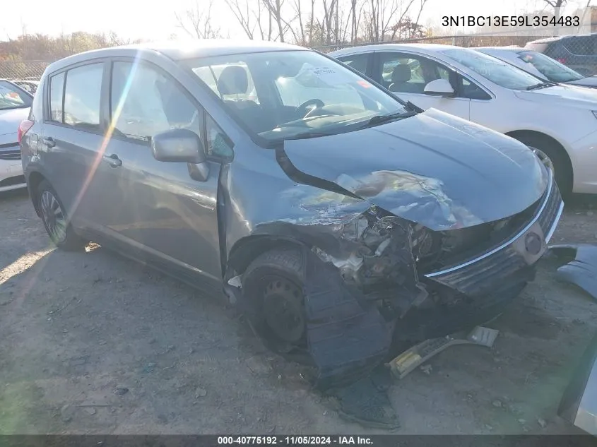 2009 Nissan Versa 1.8S VIN: 3N1BC13E59L354483 Lot: 40775192