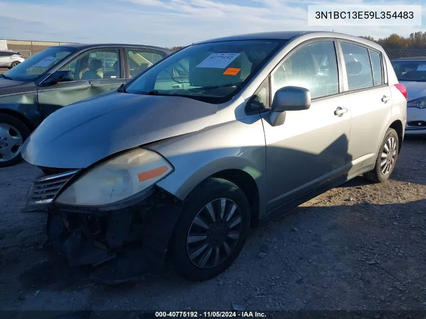 2009 Nissan Versa 1.8S VIN: 3N1BC13E59L354483 Lot: 40775192