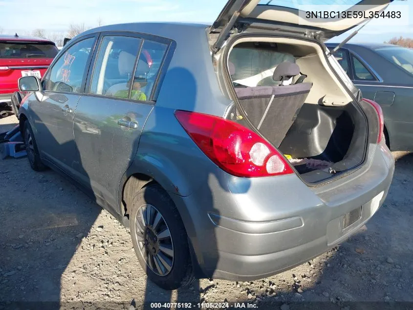 2009 Nissan Versa 1.8S VIN: 3N1BC13E59L354483 Lot: 40775192