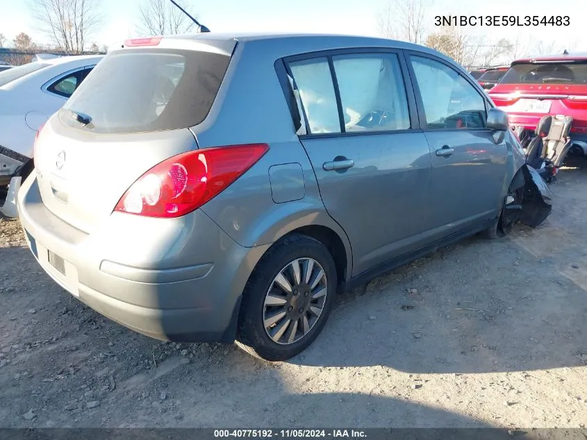 2009 Nissan Versa 1.8S VIN: 3N1BC13E59L354483 Lot: 40775192