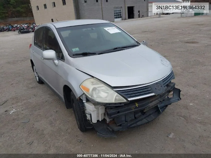 2009 Nissan Versa 1.8S VIN: 3N1BC13E19L364332 Lot: 40777356