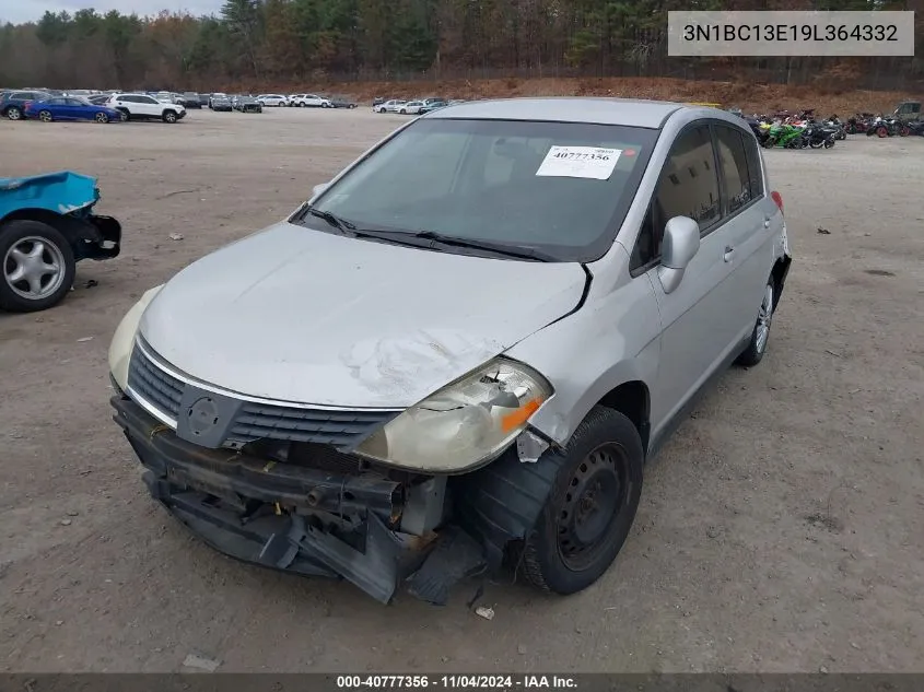 2009 Nissan Versa 1.8S VIN: 3N1BC13E19L364332 Lot: 40777356