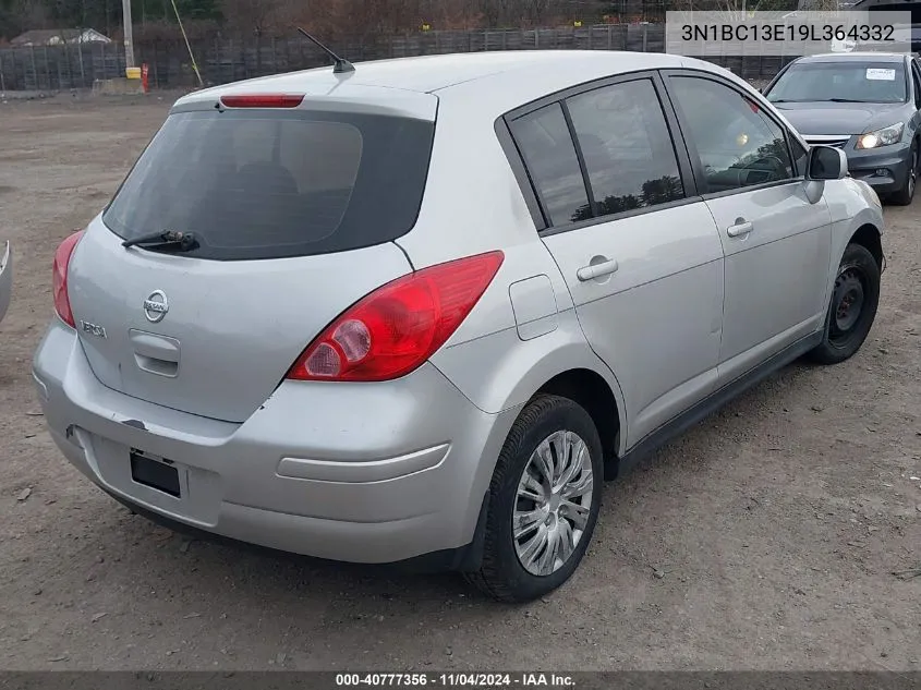 2009 Nissan Versa 1.8S VIN: 3N1BC13E19L364332 Lot: 40777356