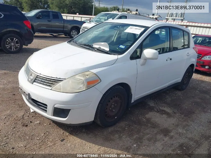 2009 Nissan Versa 1.8S VIN: 3N1BC13E89L370001 Lot: 40778945