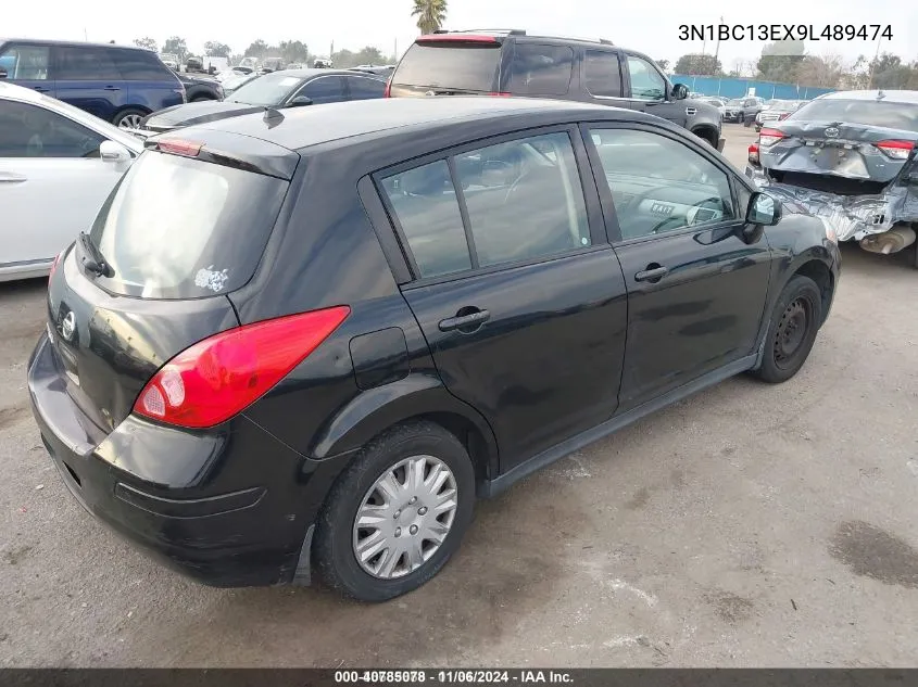 2009 Nissan Versa 1.8S VIN: 3N1BC13EX9L489474 Lot: 40785078