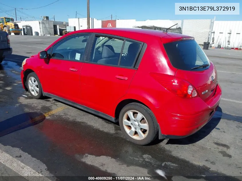 2009 Nissan Versa 1.8Sl VIN: 3N1BC13E79L372919 Lot: 40809250