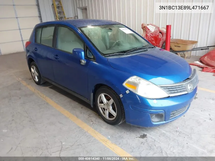 2009 Nissan Versa 1.8S VIN: 3N1BC13E89L471667 Lot: 40814340