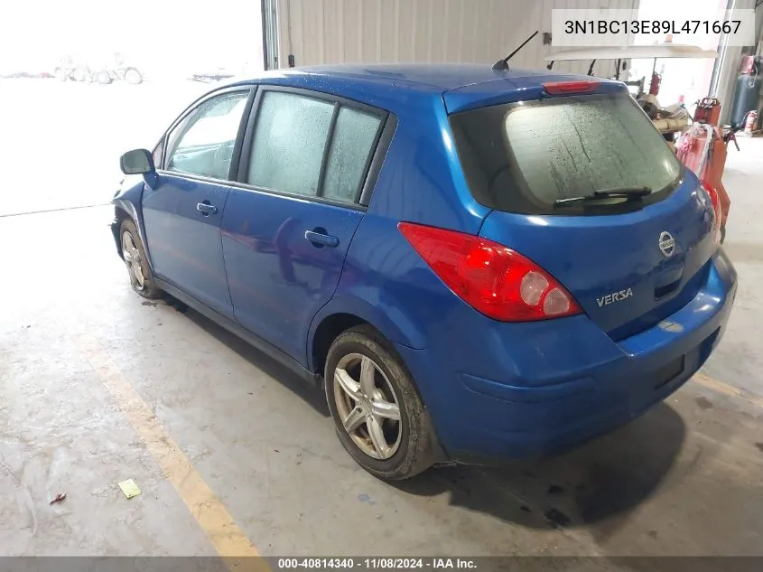 2009 Nissan Versa 1.8S VIN: 3N1BC13E89L471667 Lot: 40814340