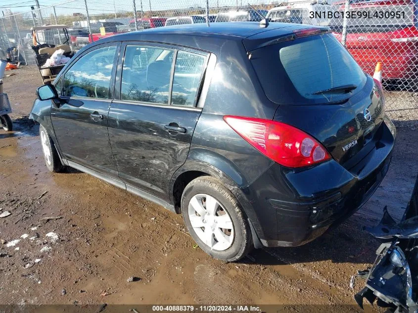 2009 Nissan Versa 1.8S VIN: 3N1BC13E99L430951 Lot: 40888379