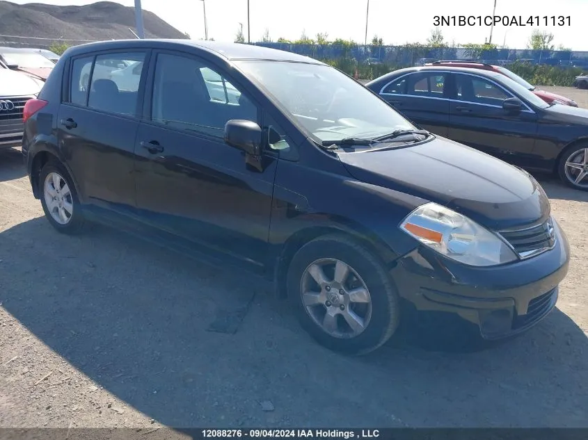 3N1BC1CP0AL411131 2010 Nissan Versa 1.8Sl