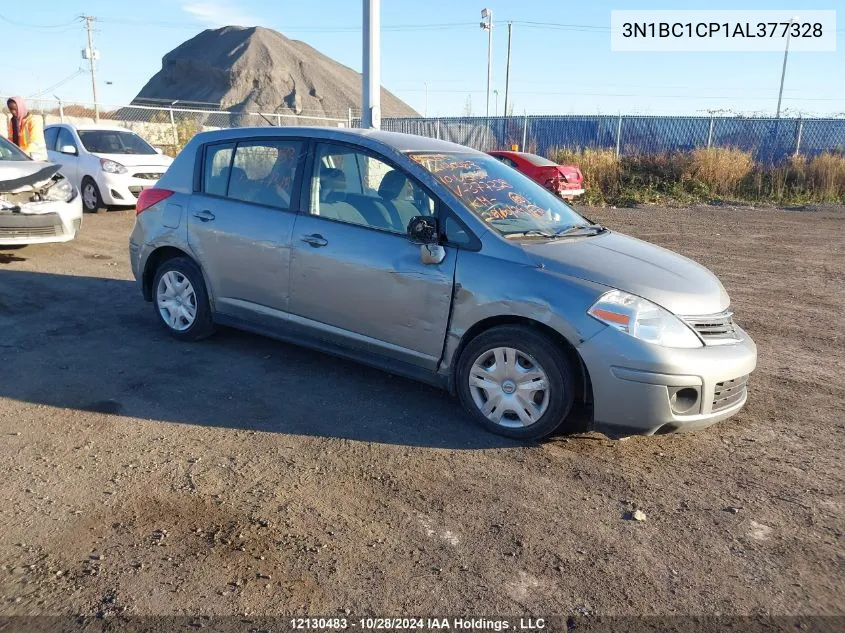 2010 Nissan Versa VIN: 3N1BC1CP1AL377328 Lot: 12130483