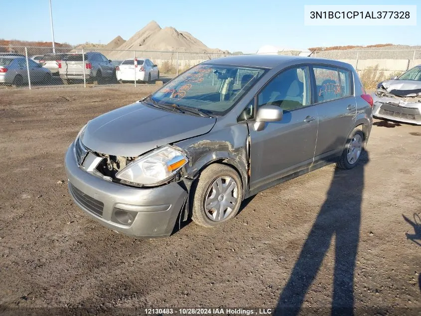 2010 Nissan Versa VIN: 3N1BC1CP1AL377328 Lot: 12130483