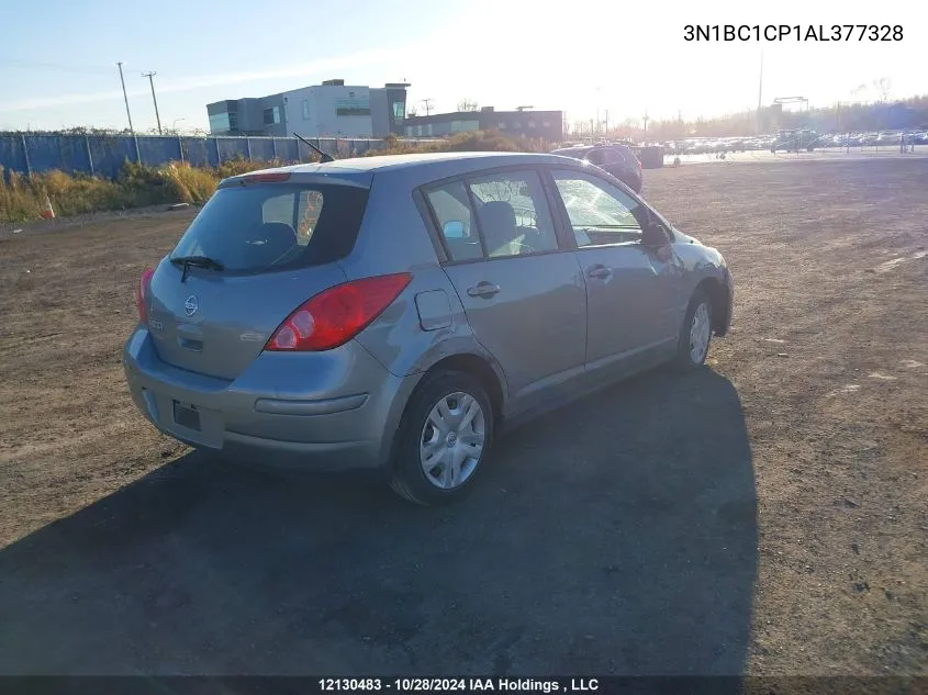 2010 Nissan Versa VIN: 3N1BC1CP1AL377328 Lot: 12130483