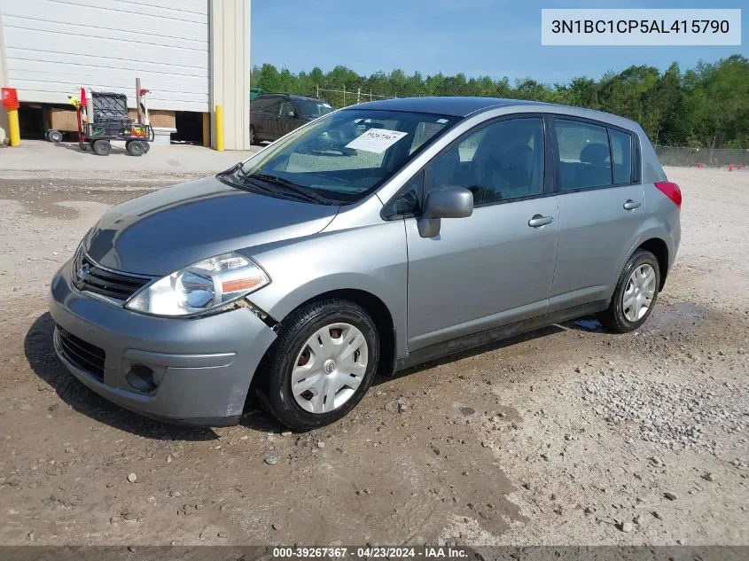 2010 Nissan Versa 1.8S VIN: 3N1BC1CP5AL415790 Lot: 39267367