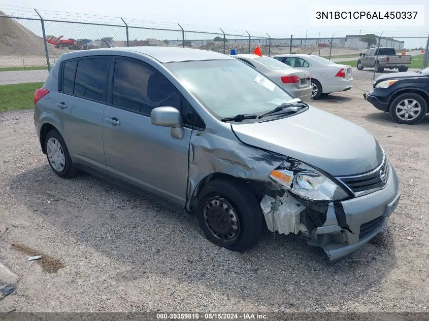 2010 Nissan Versa 1.8S VIN: 3N1BC1CP6AL450337 Lot: 39359816