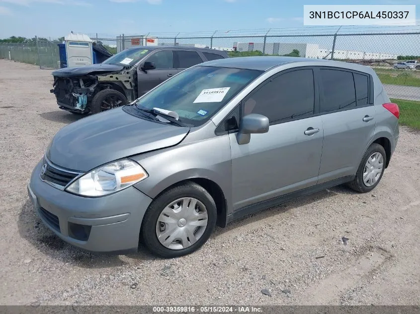 2010 Nissan Versa 1.8S VIN: 3N1BC1CP6AL450337 Lot: 39359816