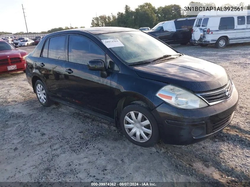 2010 Nissan Versa 1.8S VIN: 3N1BC1AP1AL392561 Lot: 39974362