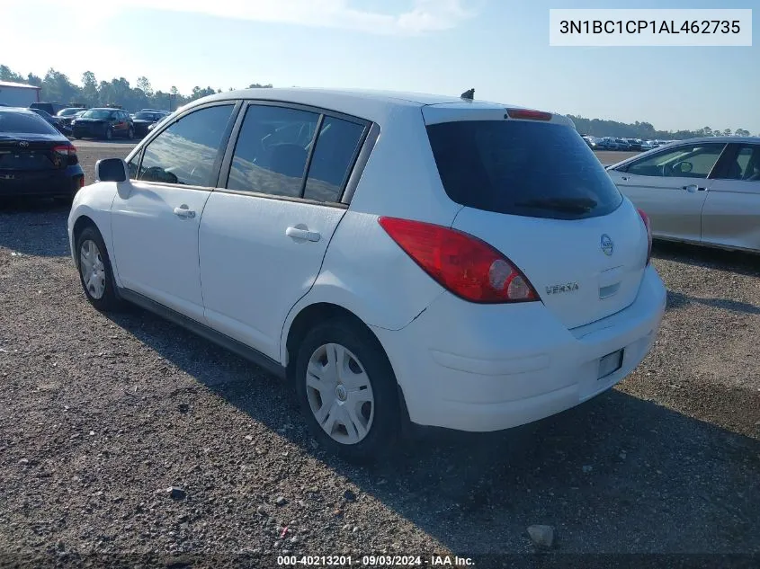 2010 Nissan Versa 1.8S VIN: 3N1BC1CP1AL462735 Lot: 40213201