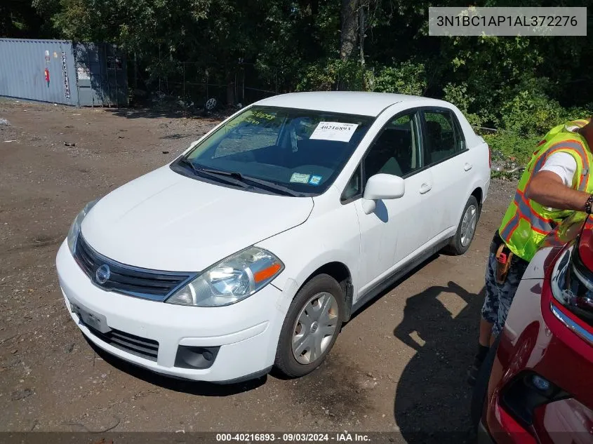 2010 Nissan Versa 1.8S VIN: 3N1BC1AP1AL372276 Lot: 40216893