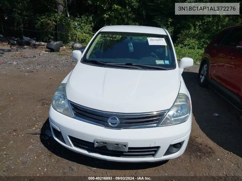 2010 Nissan Versa 1.8S VIN: 3N1BC1AP1AL372276 Lot: 40216893